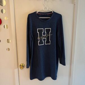 Tommy Hilfiger Navy Knit Night Shirt